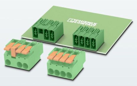 High-current connectors for Phoenix Contact board